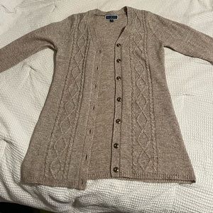 Karen Scott Long Cardigan with Buttons
